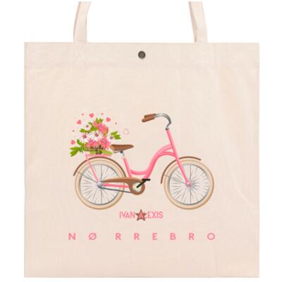 Pink flover bike Nørrebro Thumbnail