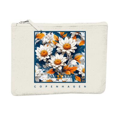 White flowers on darkblue background Thumbnail