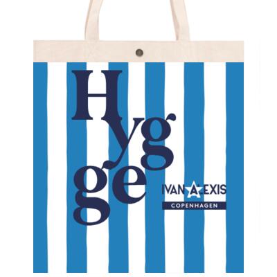 Hygge allover strip Navy Thumbnail