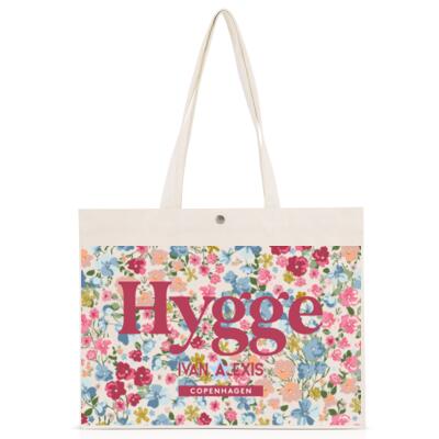 Hygge DARK RED  Flower MINI BEACH BAG Thumbnail